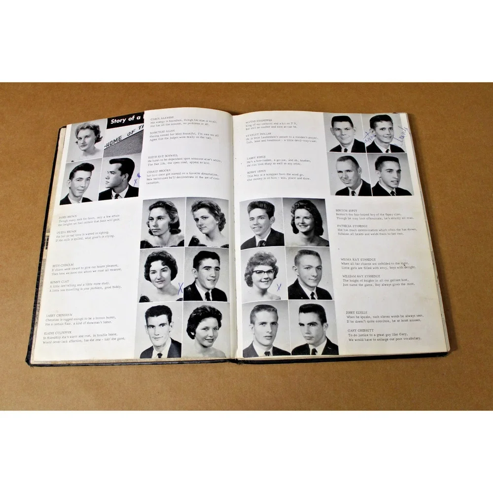 VTG. 1963 The Lance West Lauderdale High School's 1st Yearbook, Collinsville, MS